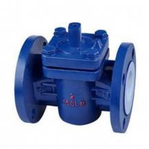 PTFE PFA Teflon lined plug valve