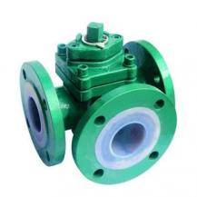  3 way fully lined plug valve