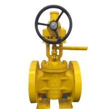 Metal seated lift plug valve