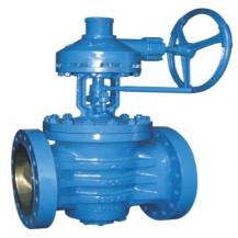 Lift type hard seat plug valve