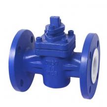 PTFE PFA Lined Soft Sealing Plug Valve