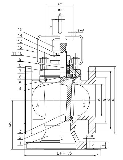 3 Way Plug Valve