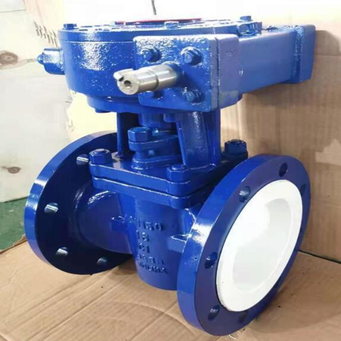 X343F4 PTFE lined plug valve