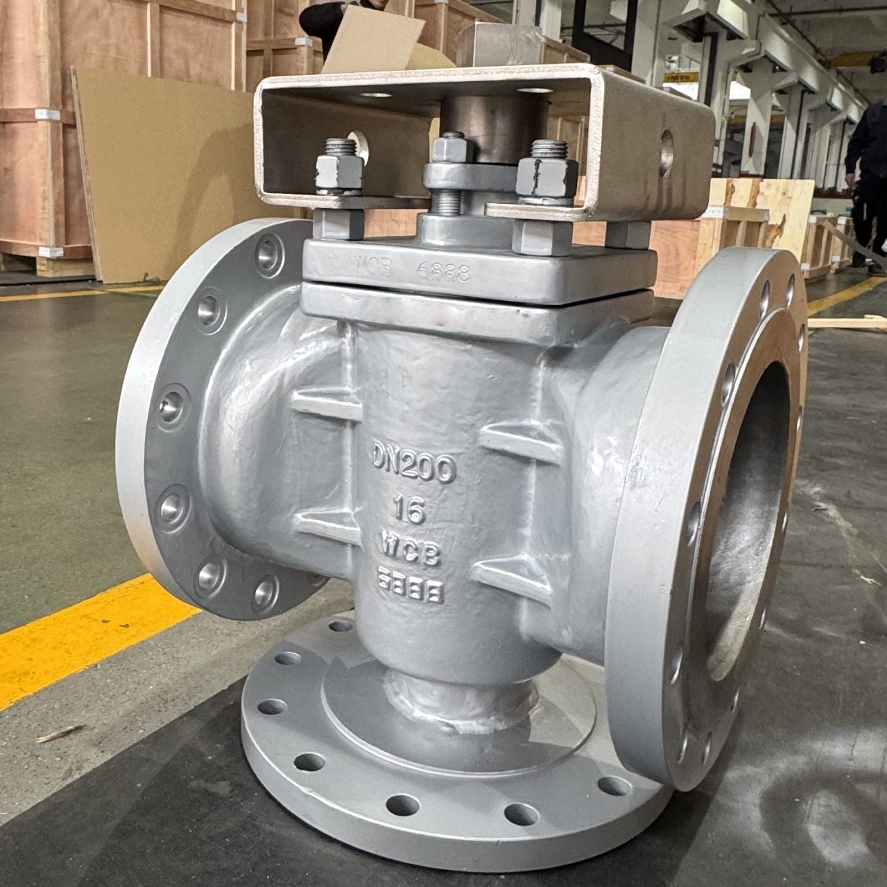 3 way plug valve