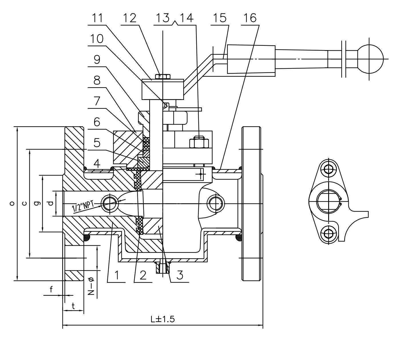 2 way jcketed plug valve